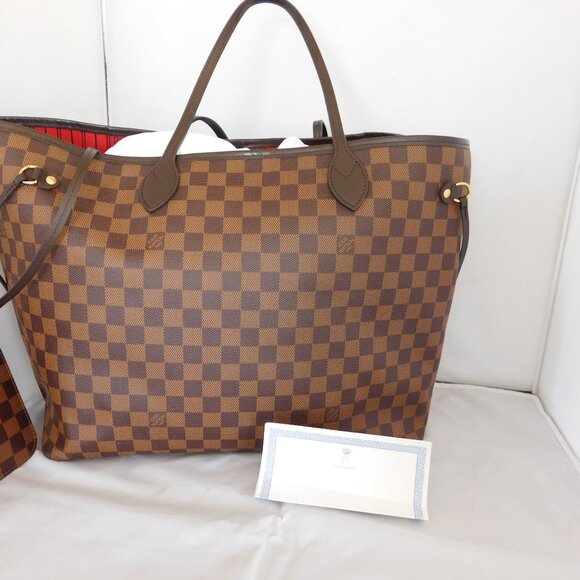 Louis Vuitton GM Neverfull with pouch - Picture 1 of 10